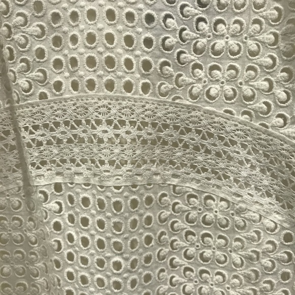 J. Crew Ruffle Eyelet Hem Spaghetti Strap Dress - Picture 3 of 12